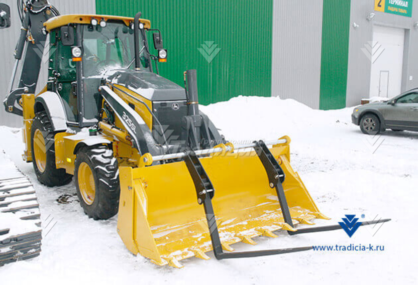 Вилы откидные паллетные Impulse PF2000 на ковш John Deere 325J/315SK/325SK картинка 115893