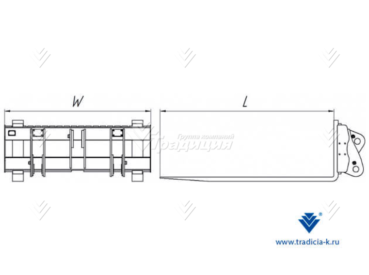 Вилы паллетные Impulse PF3000 на погрузчик картинка 115821