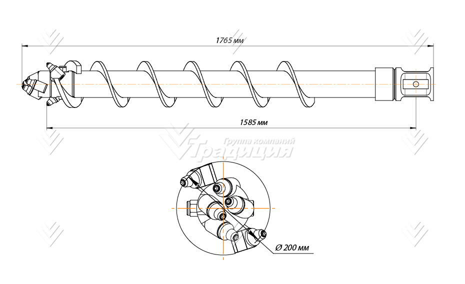 Шнекобур Impulse ШБКС-S6 (кат.3-6) D-200 картинка 635871