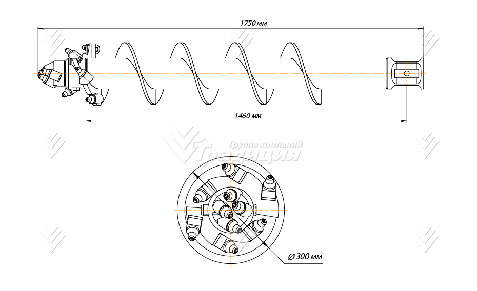 Шнекобур Impulse ШБКС-S6 (кат.3-6) D-300 картинка 635873