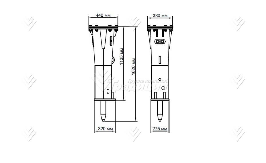 Гидромолот HammerMaster HM 100 картинка 423477