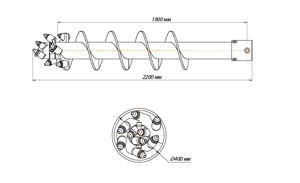 Шнекобур Impulse ШБКС-PR (кат.4-6) D-400