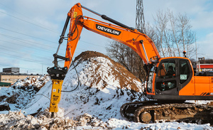 Delta QC-200 на Volvo EC 205/210/220